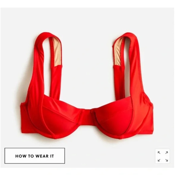 ๐ JCrew Red Bikini Set - Picture 3 of 16